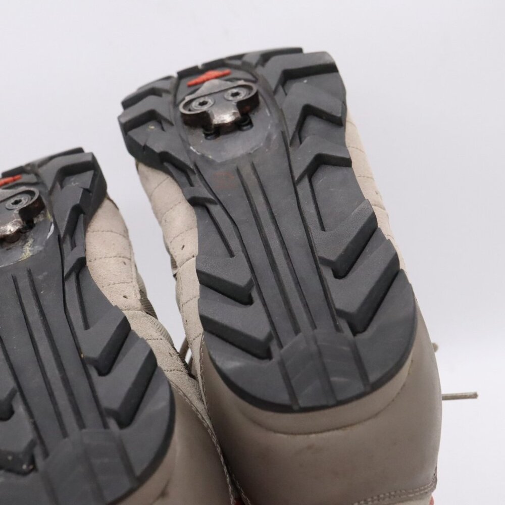 Adidas Cycling Bicycle Biking Shoes Mens Size 7 US (Size 40 EU) - Grey/Orange - Picture 13 of 16